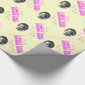 Das kleine Mädchen des Vatis mit Ihrem Foto Geschenkpapier (Ecke)