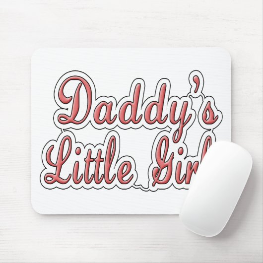 Das kleine Mädchen des Vatis Mousepad (Mit Mouse)