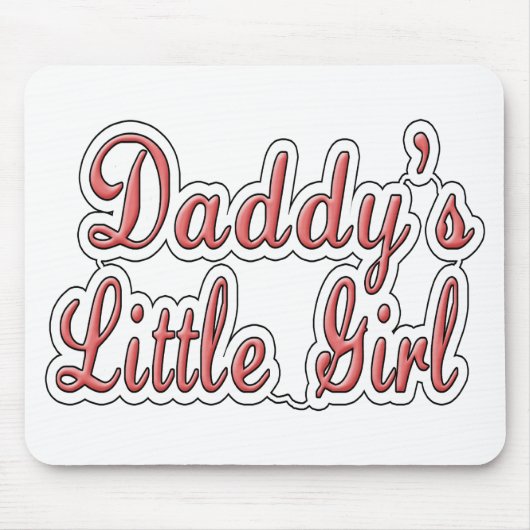 Das kleine Mädchen des Vatis Mousepad (Vorne)