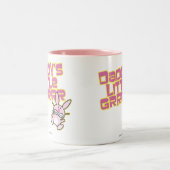 Das kleine Mädchen des Vatis Zweifarbige Tasse (Mittel)