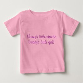 Das kleine Mädchen wenigen Vatis das Wunder der Baby T-shirt