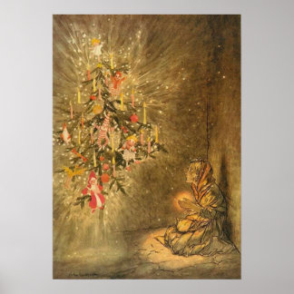 Das Kleine Match Girl von Arthur rackham Poster