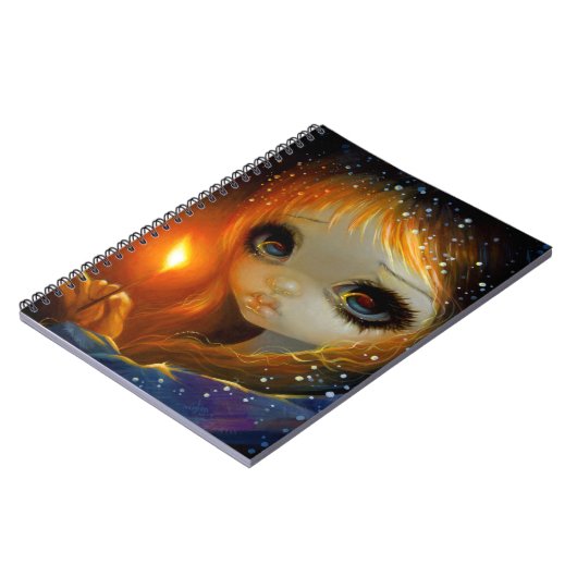 "Das kleine Match-Mädchen-" Notizbuch Notizblock (Linke Seite)