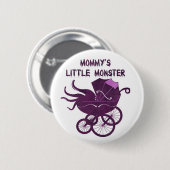 Das kleine Monster der Mama Button (Vorne & Hinten)