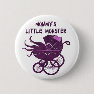 Das kleine Monster der Mama Button
