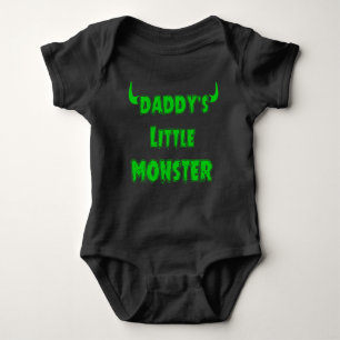 Das kleine Monster des lustigen Vatis - gotische Baby Strampler