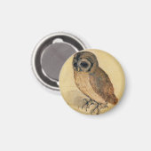 Das kleine Owl Albrecht Dürer Magnet (Vorderseite/Rückseite)