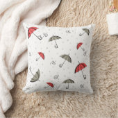 Das kleine rote Regenschirmpolster Kissen (Decke)