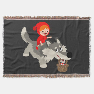 Das kleine Rotkäppchen und der Wolf Decke