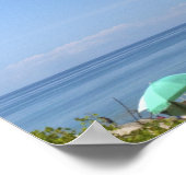 Das kleine Sable Point-Licht auf dem Michigan-See Poster (Ecke)