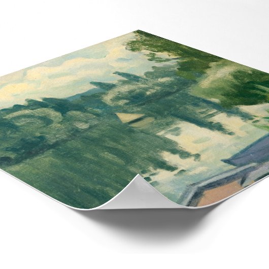 Das kleine Segeln in Poissy Albert Marquet Poster (Ecke)