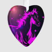 Das kleine süße Pony, die Regenbogenfarben Ornament (Vorderseite)