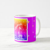 Das kleine süße Pony, pink Kaffeetasse (VorderseiteRechts)