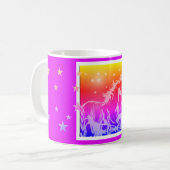 Das kleine süße Pony, pink Kaffeetasse (Vorderseite Links)
