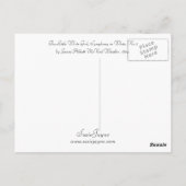 Das kleine weiße Mädchen; Symphonie in Weiß, Nr. 2 Postkarte (Rückseite)