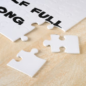 Das Kleinkind - Glas, wenn halb voll, aber nicht l Puzzle (Seite)