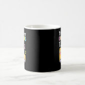 Das Kleinkind im Bus wird zwei Jahre süße Tier Kaffeetasse (Mittel)