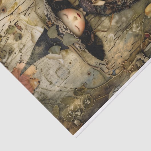 DAS KLEINSTE WALDBREITPAPIER FÜR DIE DEKOUPAGE SEIDENPAPIER (Ausschnitt)