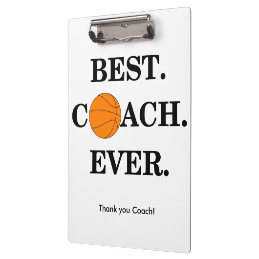 Das Klemmbrett des Basketball-Trainers (Links)