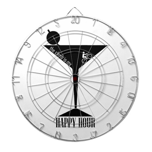 Das Klima ist meine glückliche Stunde Dartscheibe (vorne)