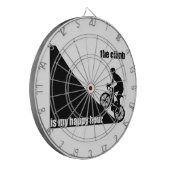 Das Klima ist meine glückliche Stunde Dartscheibe (Vorderseite Links)