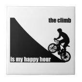 Das Klima ist meine glückliche Stunde Fliese (Vorderseite)