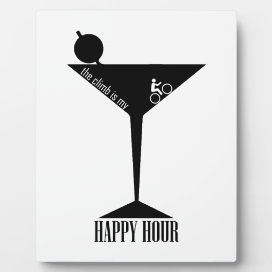 Das Klima ist meine glückliche Stunde Fotoplatte (Vorderseite)