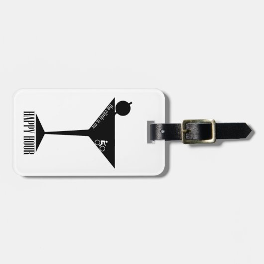 Das Klima ist meine glückliche Stunde Gepäckanhänger (Vorderseite horizontal)