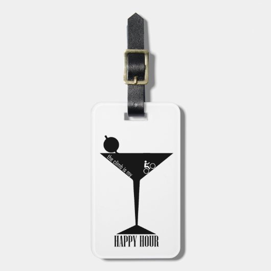 Das Klima ist meine glückliche Stunde Gepäckanhänger (Vorderseite vertikal)