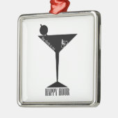 Das Klima ist meine glückliche Stunde Ornament Aus Metall (Links)