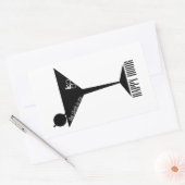 Das Klima ist meine glückliche Stunde Rechteckiger Aufkleber (Umschlag)