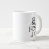 Das Klima verändert sich, warum wir nicht sind Jumbo-Tasse (Vorderseite Rechts)