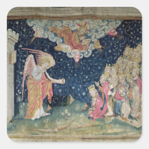 Das Klingen der 7. Trompete und Quadratischer Aufkleber