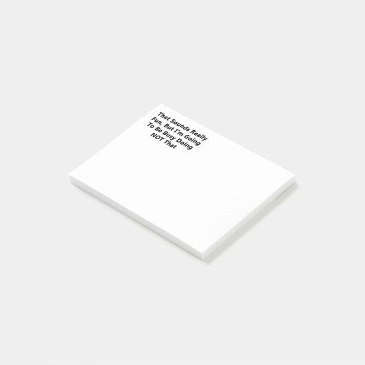 Das klingt wirklich Spaß Post-it Klebezettel (angewinkelt)