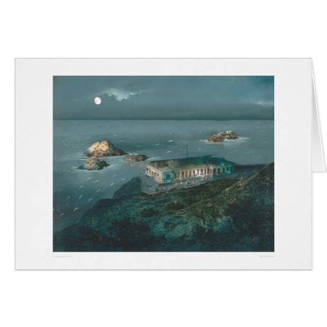 Das Klippen-Haus und das Siegel schaukelt (1157) (Vorderseite (Horizontal))