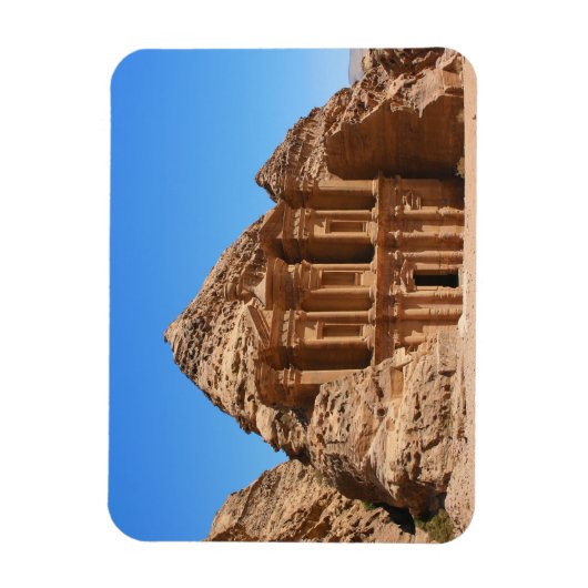 Das Kloster Petra Jordan Magnet (Vertikal)