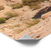 Das Kloster Petra Jordan Poster (Ecke)