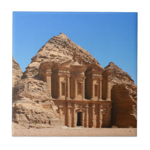 Das Kloster-PETRA Jordanien Fliese
