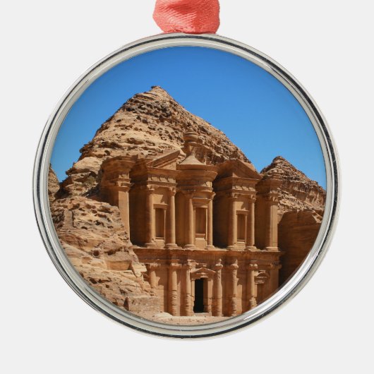 Das Kloster-PETRA Jordanien Ornament Aus Metall (Vorne)