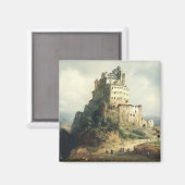 Das Kloster San Michele, Italien Magnet (Vorderseite/Rückseite)