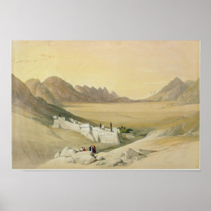 Das Kloster von St. Catherine, Berg Sinai Poster