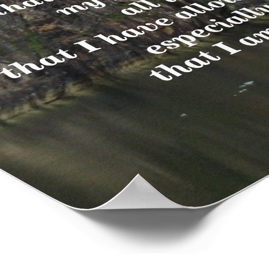 Das knallharte Gebet groß Poster (Ecke)