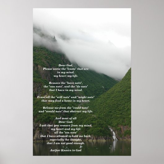 Das knallharte Gebet groß Poster (Vorne)