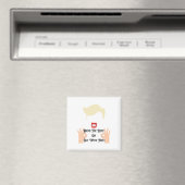 Das Knie beugen oder raus mit dir Trump Potus USA Magnet (In Situ (Geschirrspüler))