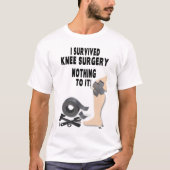 DAS KNIE-OPERATIONS-SHIRT DER MÄNNER - I T-Shirt (Vorderseite)