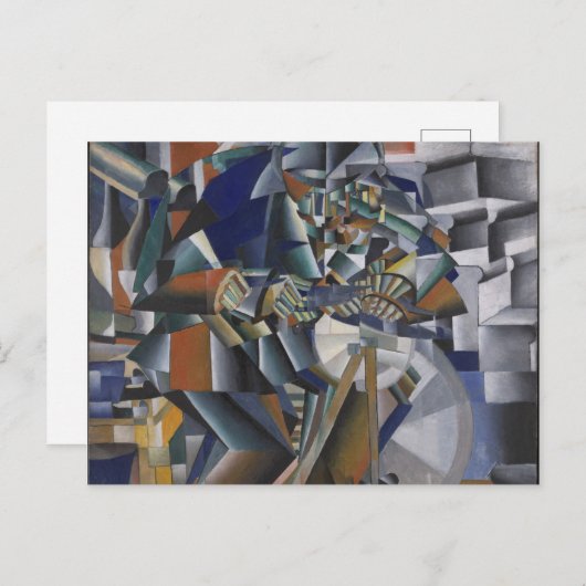 Das Knife Grinder oder Prinzip des Glitterns Postkarte (Vorne/Hinten)