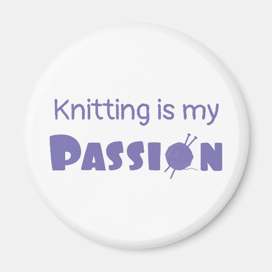 Das Knittern ist meine Leidenschaft Magnet (Vorne)