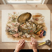 Das Knopfdosen-Rätsel Puzzle