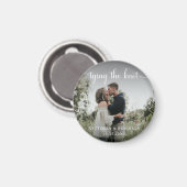 Das Knot-Foto-Overlay - Modernes Minimales Skript Magnet (Vorderseite/Rückseite)