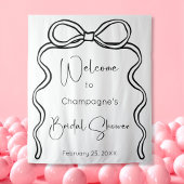 Das Know-how moderner Script-Brautpartys verbinden Wandteppich